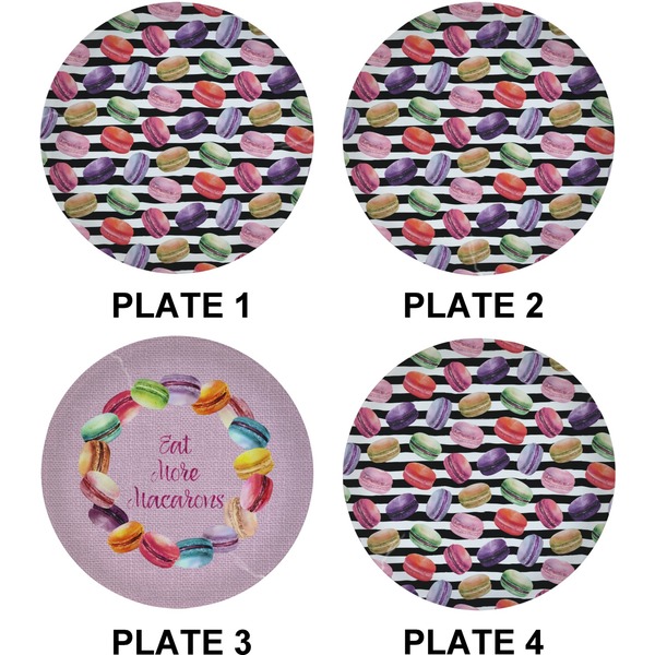 Macarons Set of Lunch / Dinner Plates (Approval)