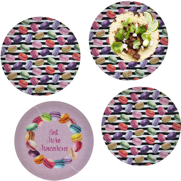 Macarons Set of Lunch / Dinner Plates