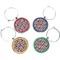 Macarons Wine Charms (Set of 4)