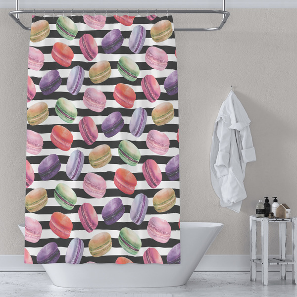 Macarons Shower Curtain Lifestyle