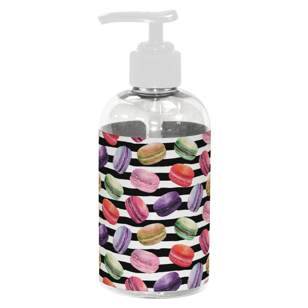 Custom Macarons Plastic Soap / Lotion Dispenser (8 oz - Small - White)