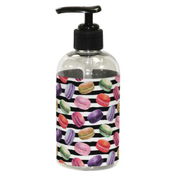 Macarons Plastic Soap / Lotion Dispenser (8 oz - Small - Black)