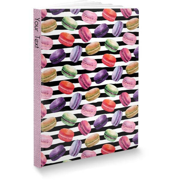 Custom Macarons Softbound Notebook - 5.75" x 8" (Personalized)