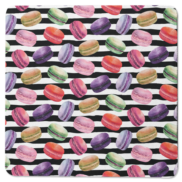 Macarons Square Coaster Rubber Back - Single