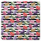 Macarons Square Rubber Backed Coaster