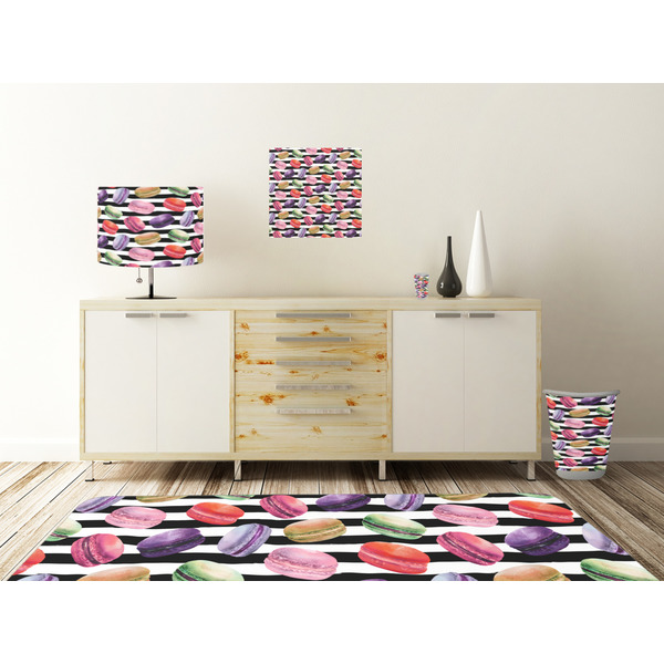 Macarons Square Wall Decal Wooden Desk