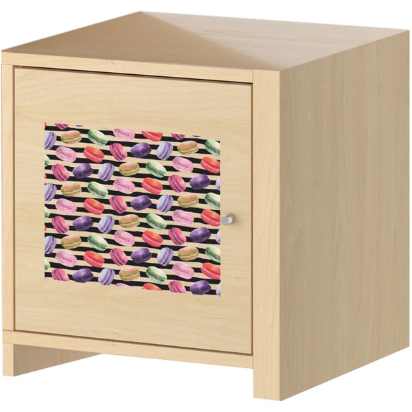 Macarons Square Wall Decal on Wooden Cabinet