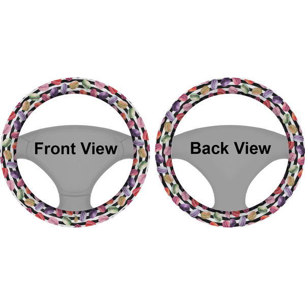 Macarons Steering Wheel Cover- Front and Back