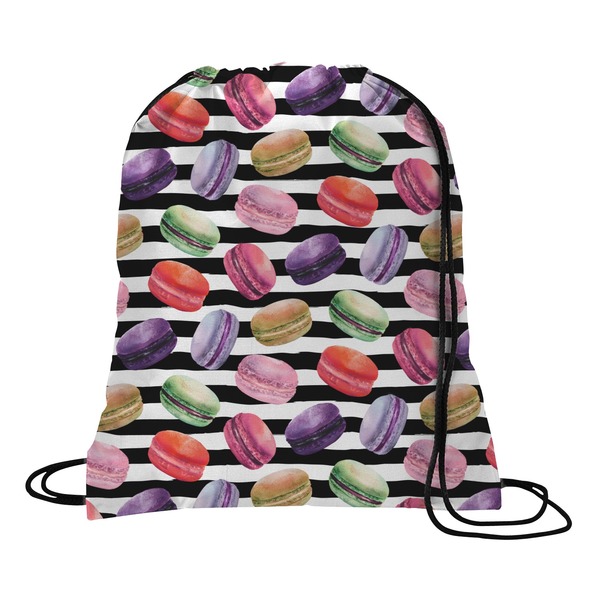 Custom Macarons Drawstring Backpack - Medium