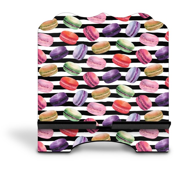 Macarons Stylized Tablet Stand - Front without iPad