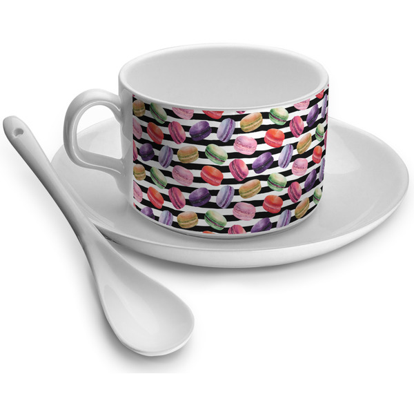 Custom Macarons Tea Cup