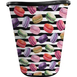 Macarons Waste Basket - Single Sided (Black)