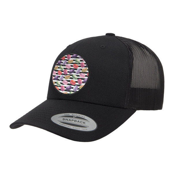 Custom Macarons Trucker Hat - Black
