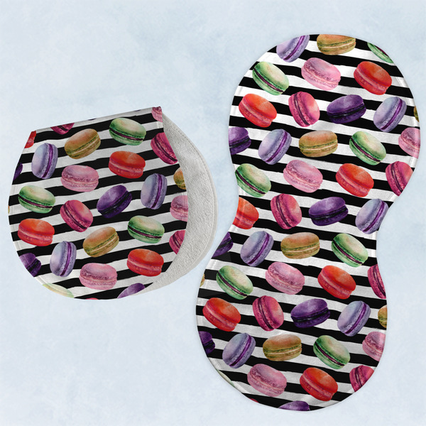 Macarons Two Peanut Shaped Burps - Open and Folded