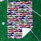 Macarons Waffle Weave Golf Towel - In Context