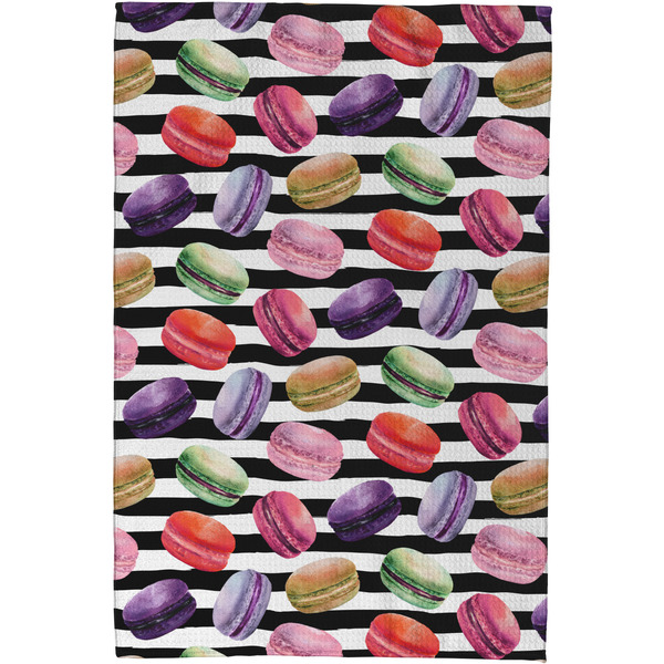 Macarons Waffle Weave Towel - Full Color Print - Approval Image