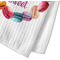 Macarons Waffle Weave Towel - Closeup of Material Image