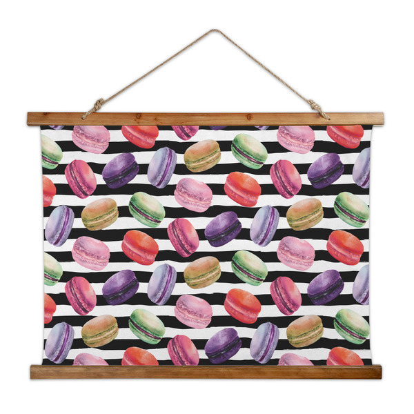 Custom Macarons Wall Hanging Tapestry - Wide