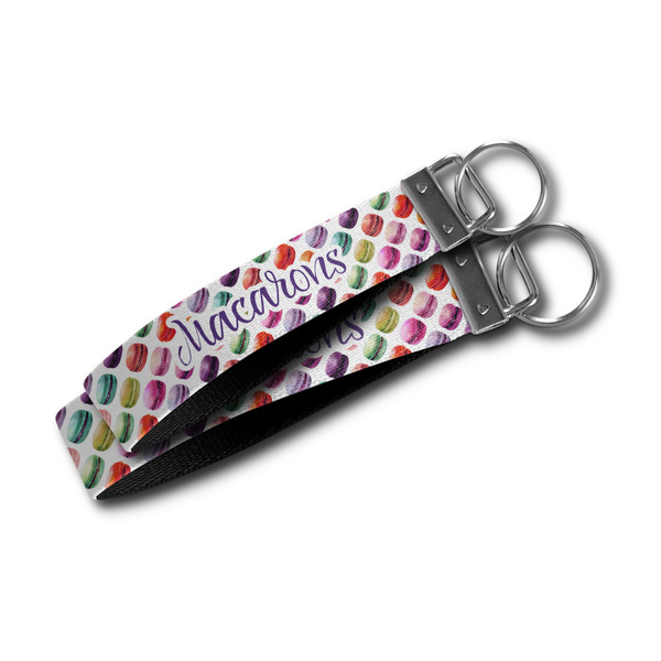 Macarons Webbing Keychain FOBs - Size Comparison