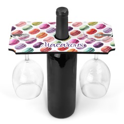 Macarons Wine Bottle & Glass Holder (Personalized)