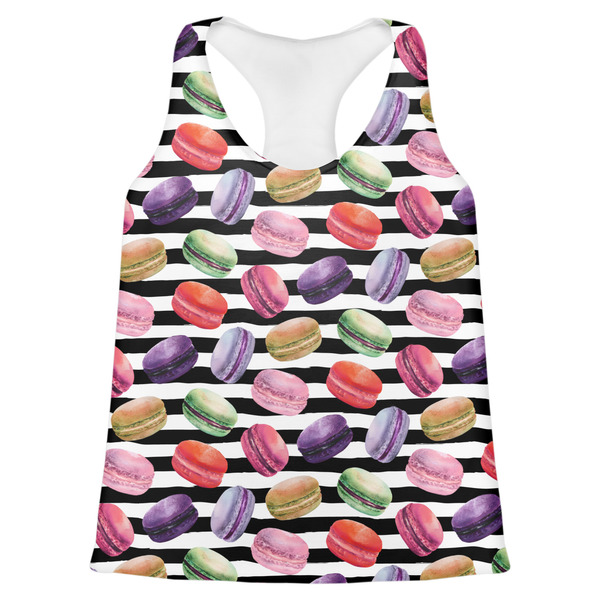 Custom Macarons Womens Racerback Tank Top - Large