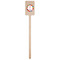 Macarons Wooden 6.25" Stir Stick - Rectangular - Single Stick