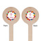 Macarons Wooden 6" Stir Stick - Round - Double Sided - Front & Back