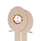 Macarons Wooden Food Pick - Oval - Single Sided - Front & Back