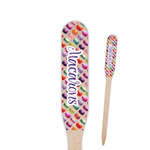 Macarons Paddle Wooden Food Picks - Single Sided