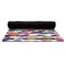 Macarons Yoga Mat Rolled up Black Rubber Backing