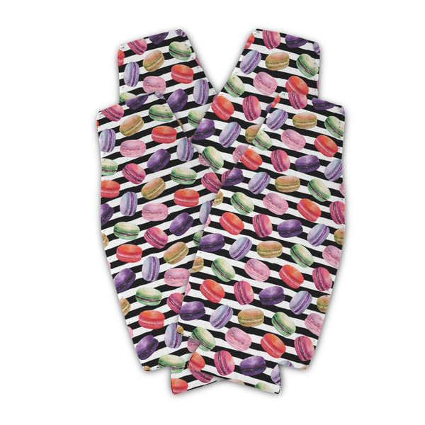 Custom Macarons Zipper Bottle Cooler - Set of 4