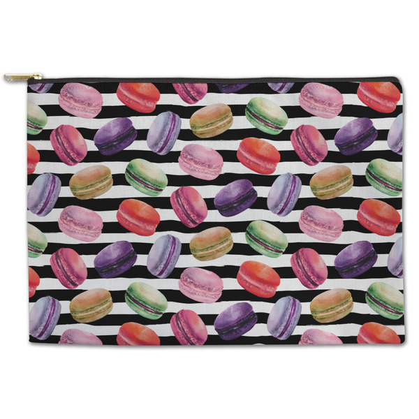Custom Macarons Zipper Pouch - Large - 12.5"x8.5" (Personalized)