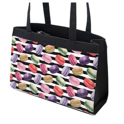 Macarons Zippered Everyday Tote