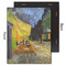 Cafe Terrace at Night (Van Gogh 1888) 11x14 Wood Print - Front & Back View