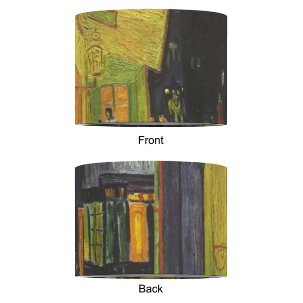 Cafe Terrace at Night (Van Gogh 1888) 12" Drum Lampshade - APPROVAL (Fabric)