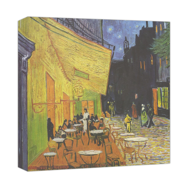 Custom Cafe Terrace at Night (Van Gogh 1888) Canvas Print - 12x12