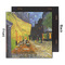 Cafe Terrace at Night (Van Gogh 1888) 12x12 Wood Print - Front & Back View