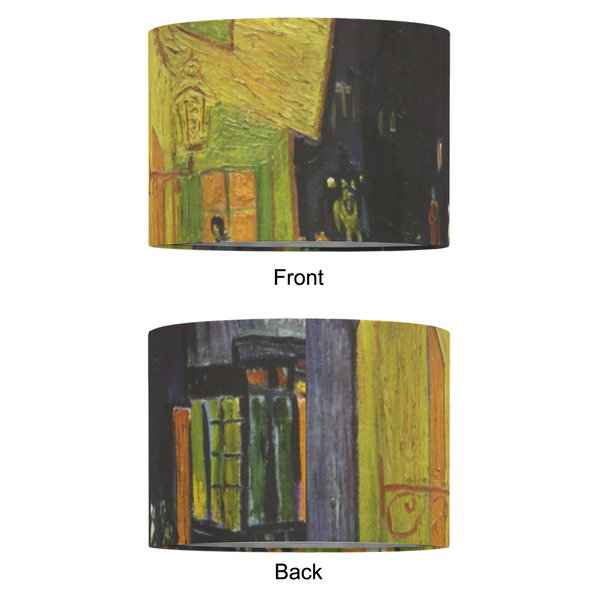 Cafe Terrace at Night (Van Gogh 1888) 16" Drum Lampshade - Approval (Fabric)