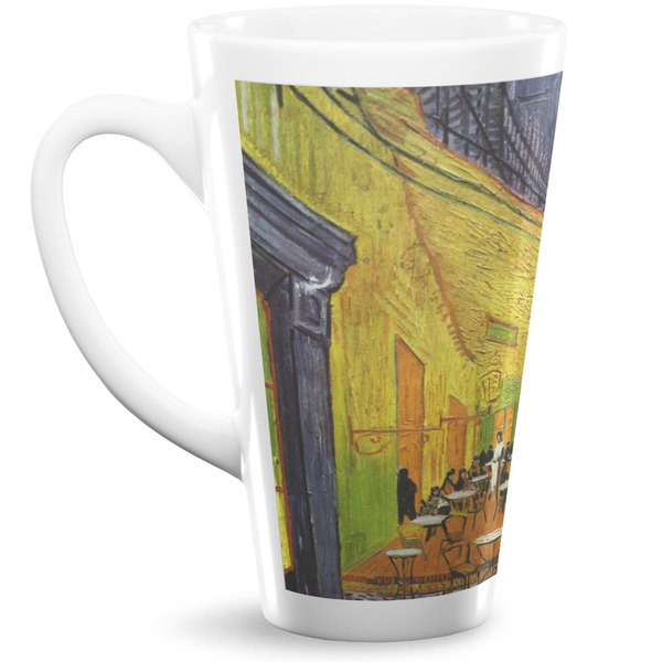 Custom Cafe Terrace at Night (Van Gogh 1888) Latte Mug
