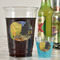 Cafe Terrace at Night (Van Gogh 1888) 16oz Party Cup & Plastic Shot Glass - In Context