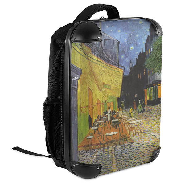 Cafe Terrace at Night (Van Gogh 1888) 18" Hard Shell Backpacks - ANGLED VIEW