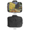 Cafe Terrace at Night (Van Gogh 1888) 18" Laptop Briefcase - APPROVAL