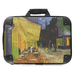 Cafe Terrace at Night (Van Gogh 1888) Hard Shell Briefcase - 18"