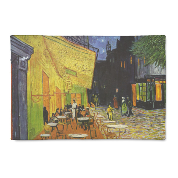 Custom Cafe Terrace at Night (Van Gogh 1888) Patio Rug