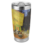 Cafe Terrace at Night (Van Gogh 1888) 20oz Stainless Steel Double Wall Tumbler - Full Print