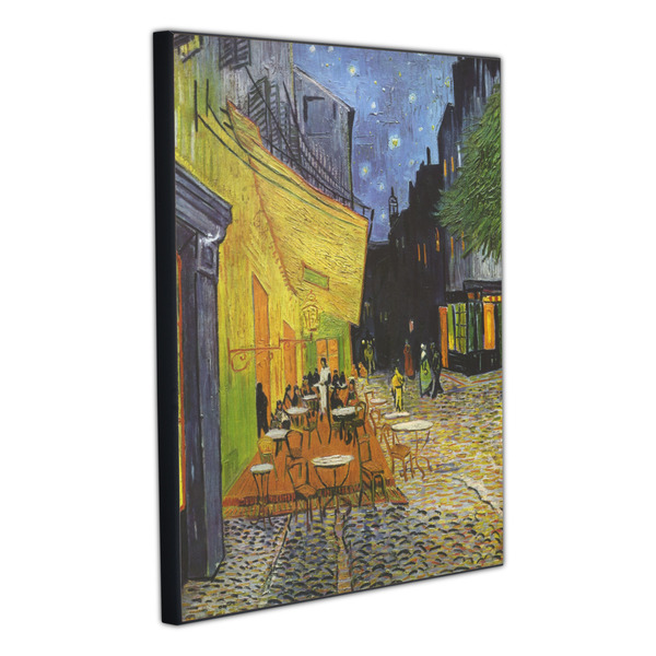 Cafe Terrace at Night (Van Gogh 1888) 20x24 Wood Print - Angle View