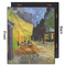 Cafe Terrace at Night (Van Gogh 1888) 20x24 Wood Print - Front & Back View