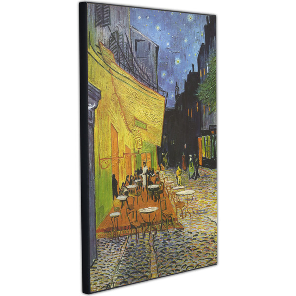 Cafe Terrace at Night (Van Gogh 1888) 20x30 Wood Print - Angle View