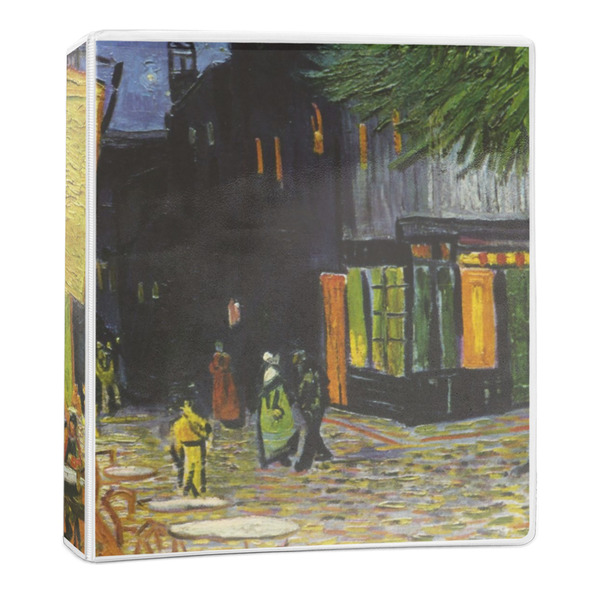 Custom Cafe Terrace at Night (Van Gogh 1888) 3-Ring Binder - 1 inch