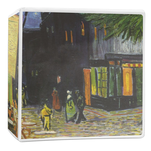 Custom Cafe Terrace at Night (Van Gogh 1888) 3-Ring Binder - 2 inch